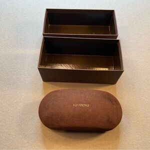 Tom Ford Sunglasses box and Clamshell‎ case